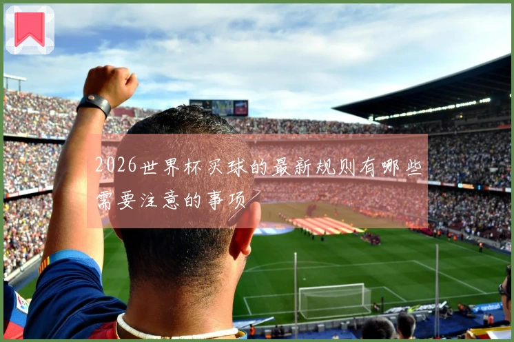 2026世界杯买球的最新规则有哪些需要注意的事项
